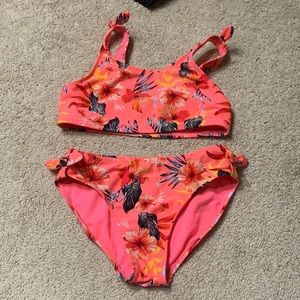 girls size 10 pink bikini great condition